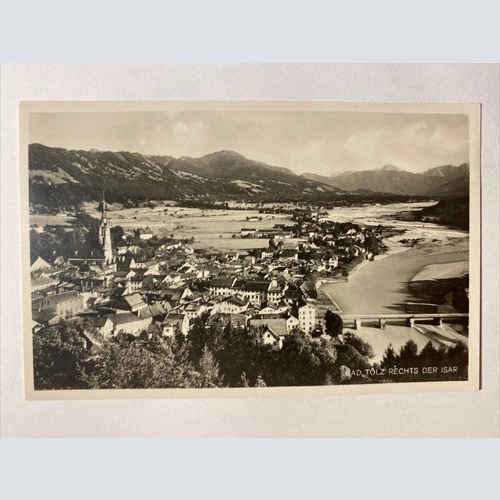Bad Tölz rechts der Isar, Kirche, Brücke 400569 AH