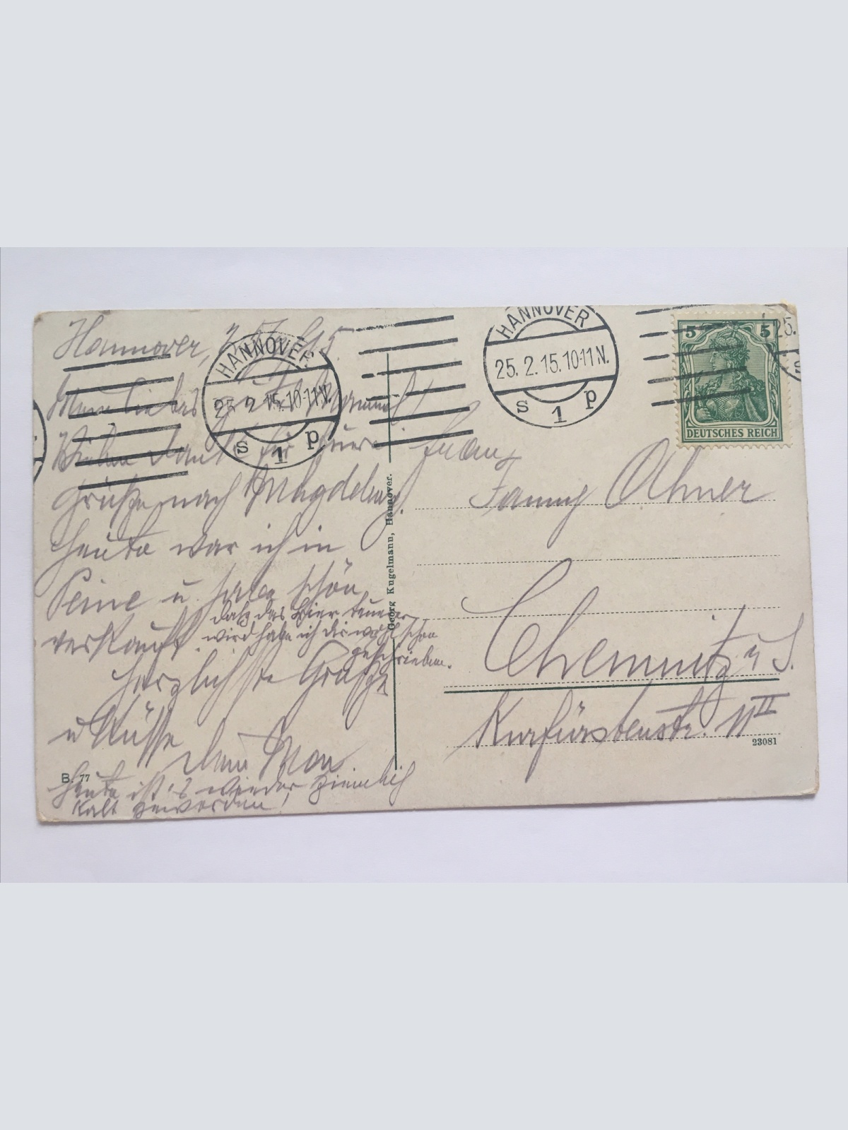 Hannover Georgstraße 85081 RE