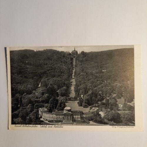Kassel Wilhelmshöhe, Schloß u.Herkules 180077 GR