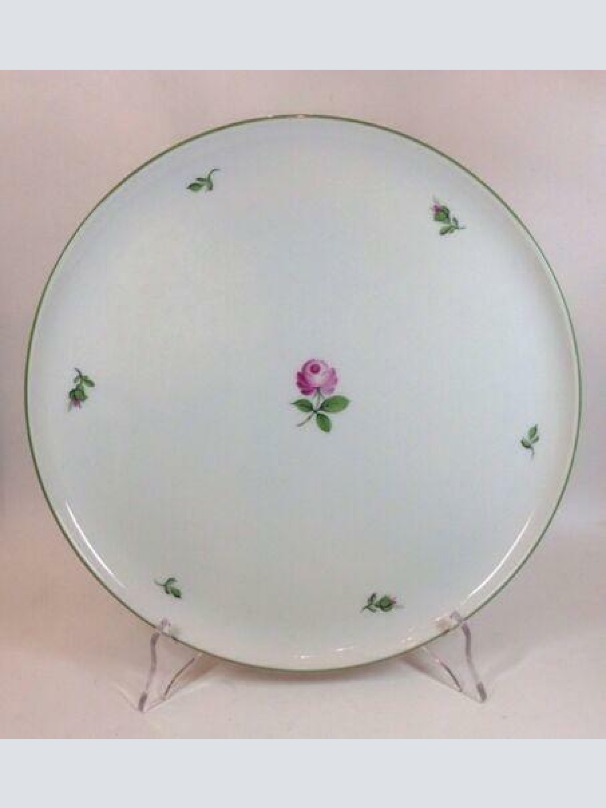 Augarten Platte Wiener Rose 30 cm 12554