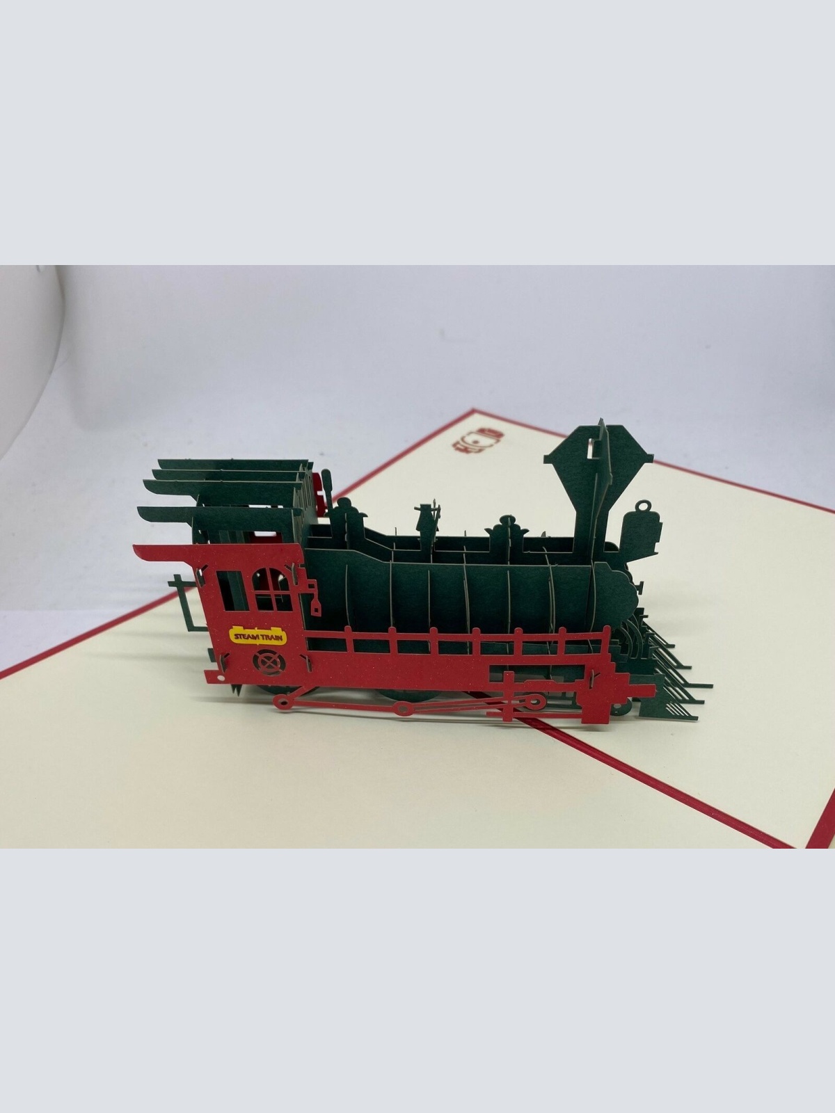 3D Pop Up Karte Eisenbahn