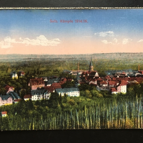 Sulz - Kämpfe 1914/16 - Stadtansicht - Oberelsass - Soultz-Haut-Rhin 180089 TH