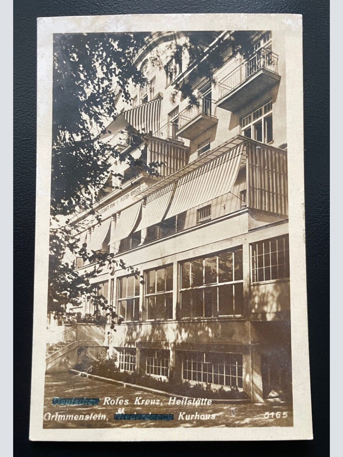 Rotes Kreuz Heilstätte Kurhaus Gebäude Grimmenstein Niederösterreich 600181A D