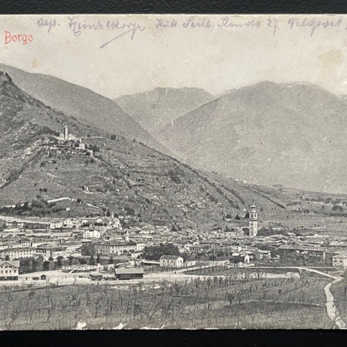 Borgo Valsugana Ort Gebirge Berg Trient Trentino-Südtirol Italien 600180A TH D