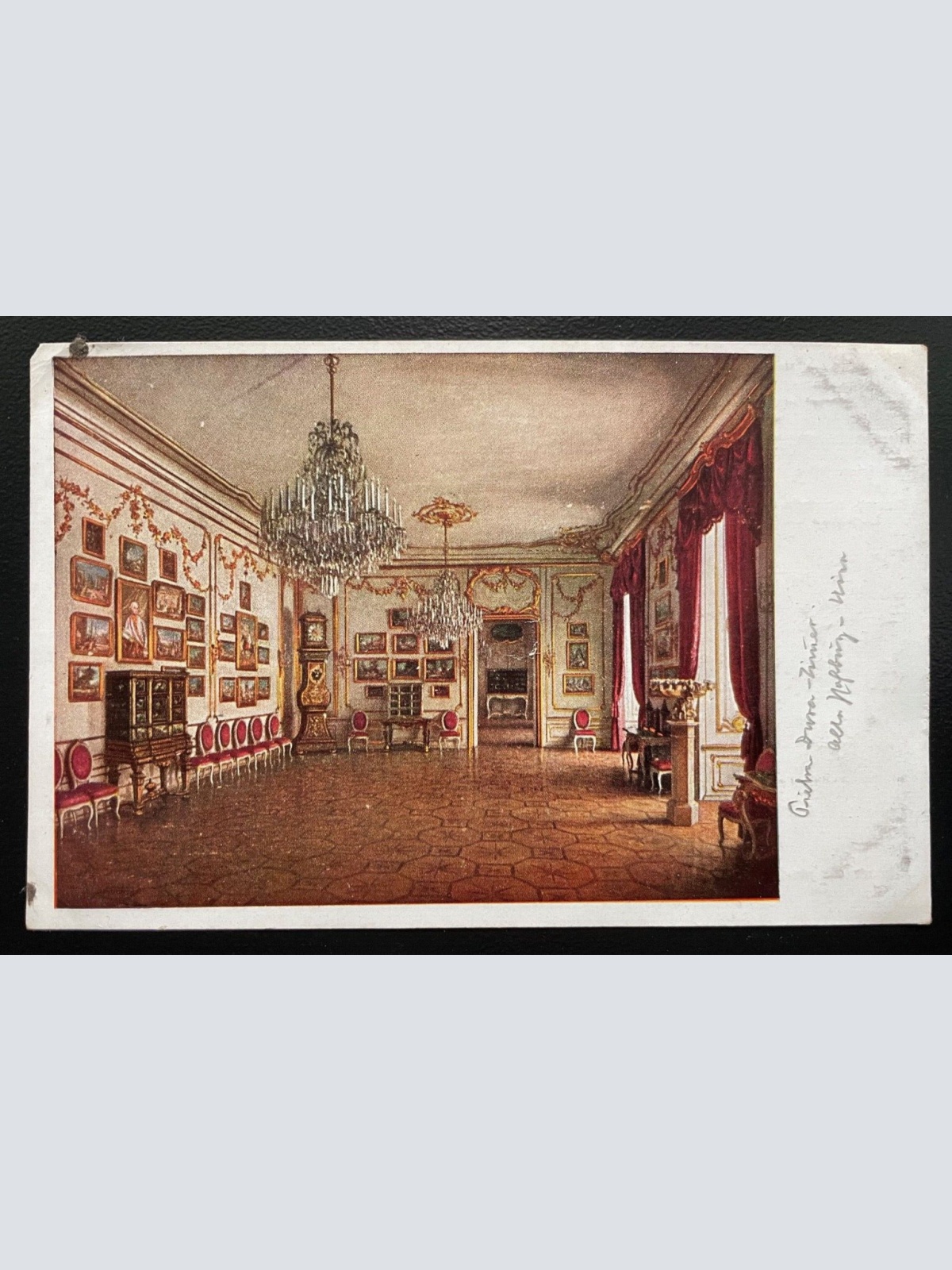 Ehem. Wiener Hofburg Pietra-Dura-Zimmer Saal Wien Österreich 600179A TH D