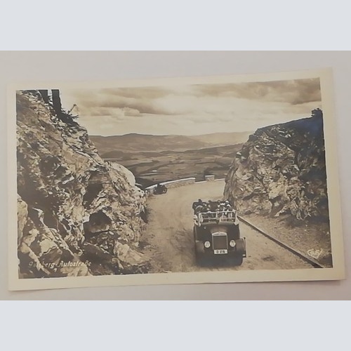 Salzburg Gaisberg Autostraße Auto Automobil Nockstein Gipfel Felsen 600283A tl