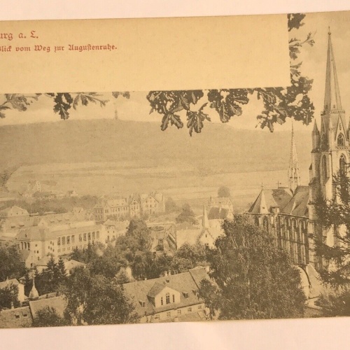 AK, Hessen, Marburg, Weg Augustenruhe (40008 BW)