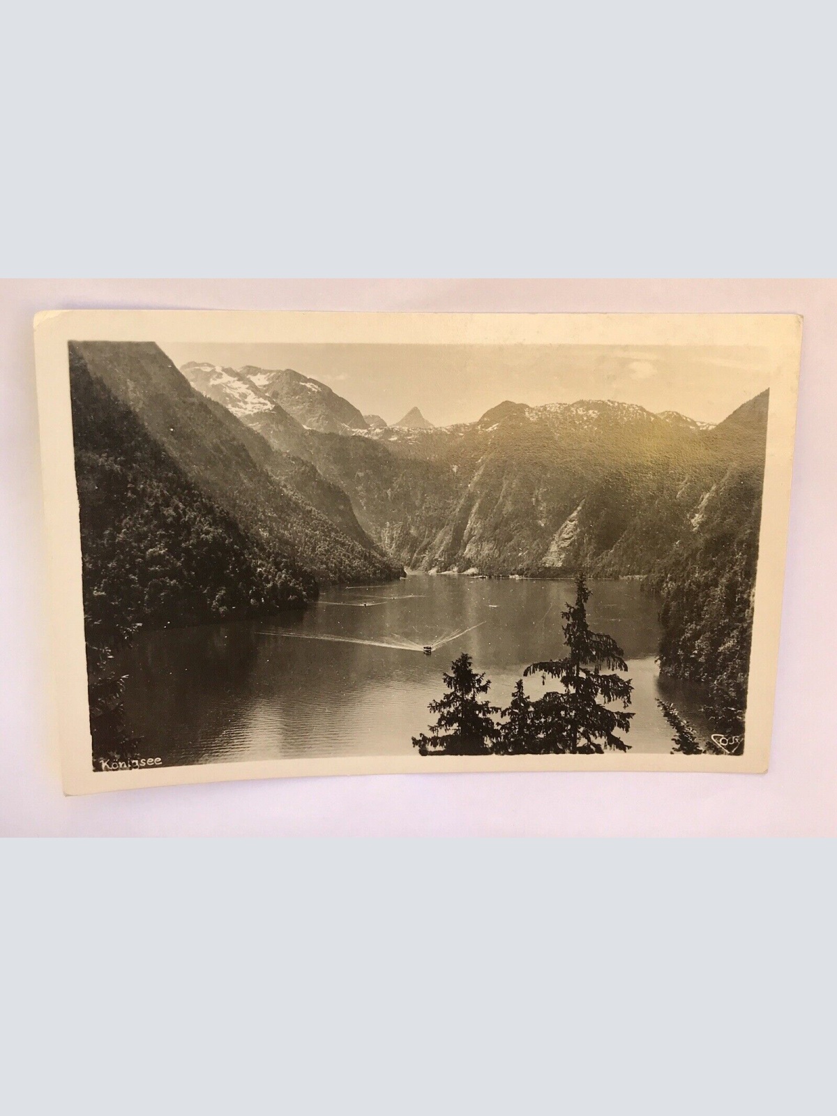 Ak, Bayern, Königssee, Malerwinkel, Schönfeldspitze (40054 BW)