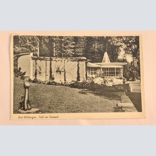 AK, Hessen, Bad Wildungen, Cafe, Kurpark (40011 BW)