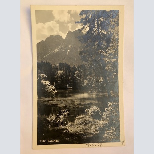 ak, Bayern, Badersee, Garmisch Partenkirchen (40061 Bw)