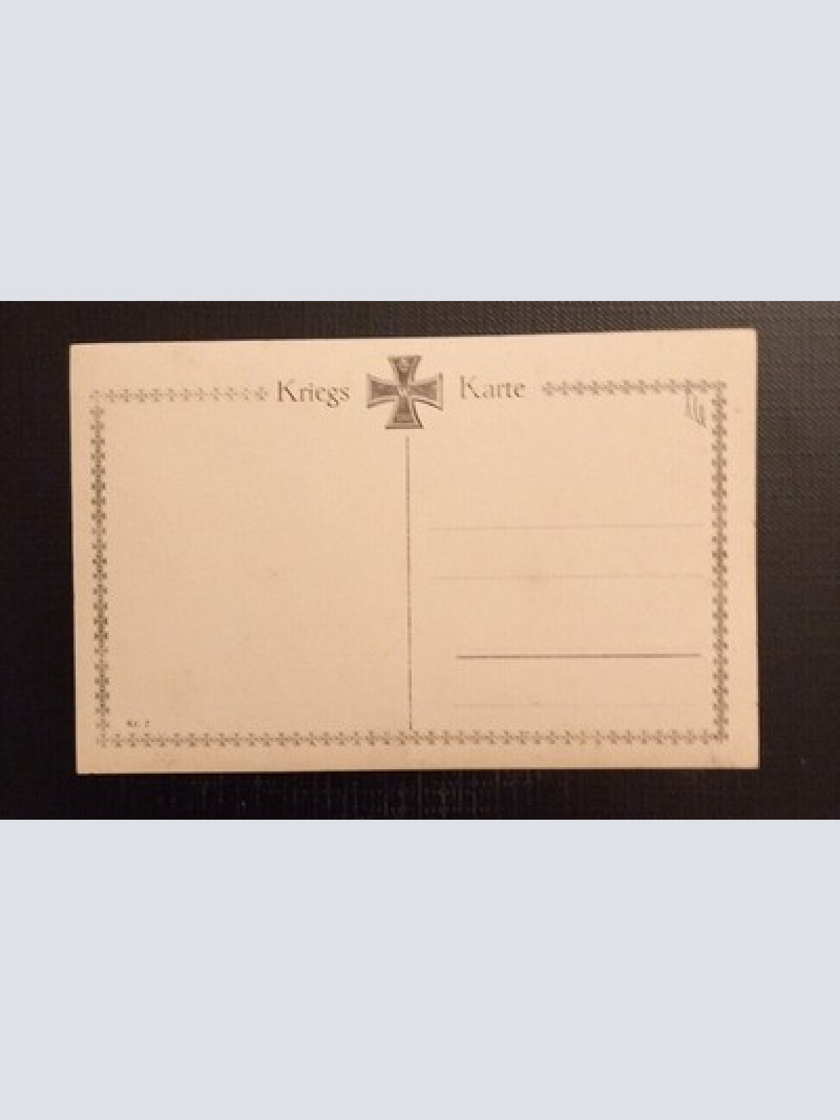 Ansichtskarte IWK Ansprache Des Kaisers An Sein Volk 00303