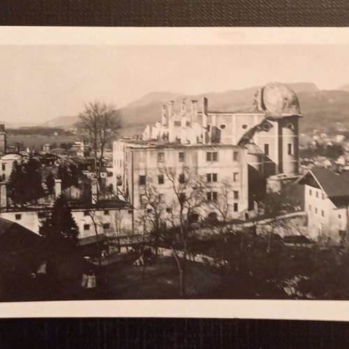 Hallein Zerstörtes Gebäude 650226 Ga E