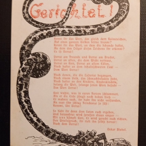 Gerichtet Innsbrucker Kriegs Flugblätter Ga