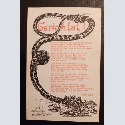 Gerichtet Innsbrucker Kriegs Flugblätter Ga