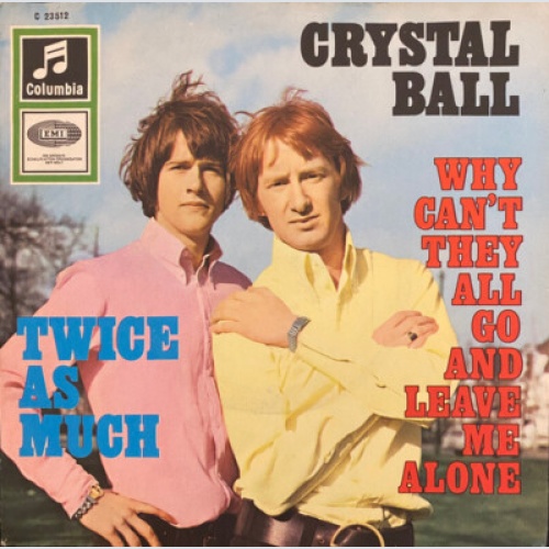 Twice As Much - Crystal Ball (7", Single, TP)