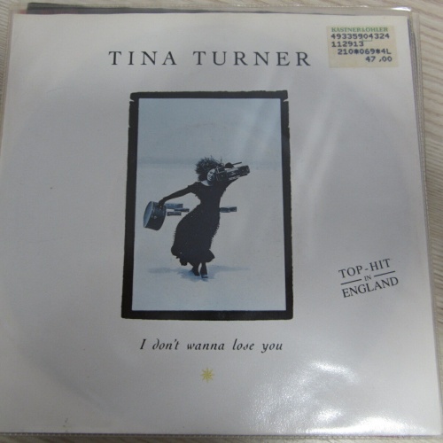 Single /  Tina Turner ?– I Don't Wanna Lose You    / DE   PRESS / RAR /