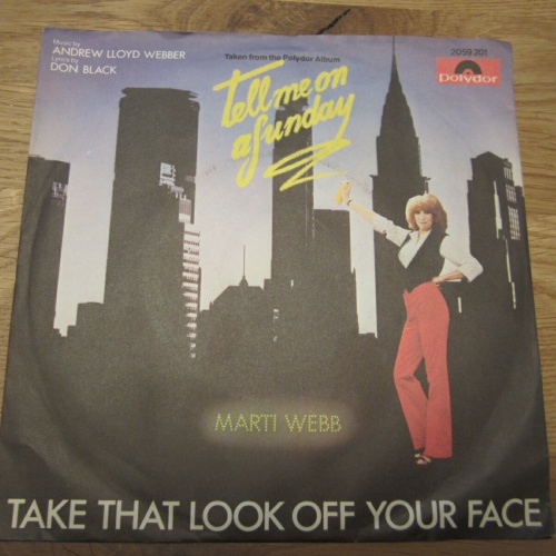 Single / Marti Webb – Take That Look Off Your Face / DE Press /