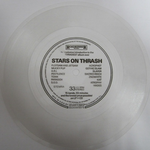 Single FLEXI / Stars On Thrash - SLAYER,ACROPHET,KAT, / RARITÄT /  MADE USA  /