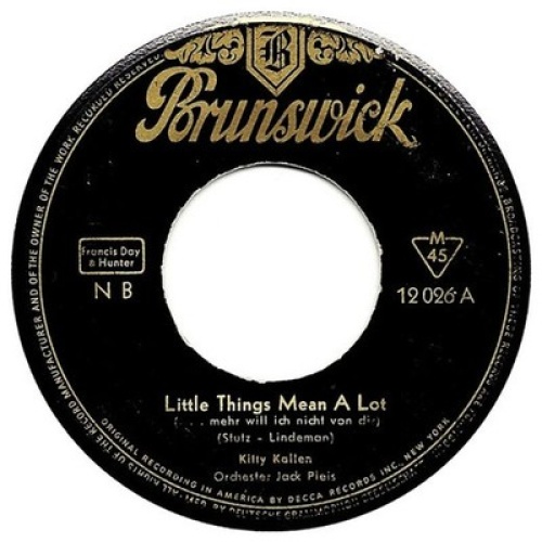 Kitty Kallen / Four Aces* - Little Things Mean A Lot / Three Coins In The Fou...