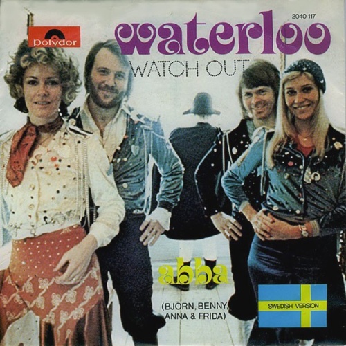 ABBA - Waterloo (Swedish Version) (7", Single, MP)