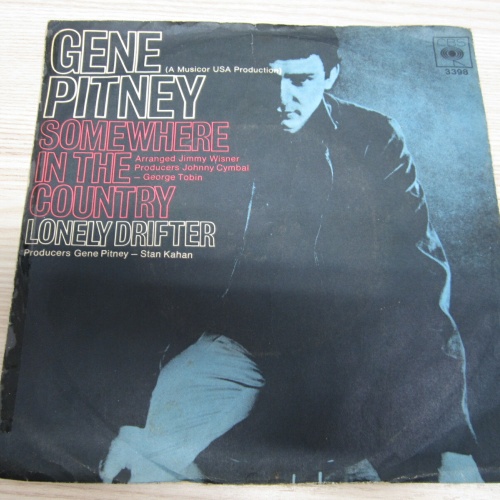 Single / Gene Pitney ?– Somewhere In The Country   / DE  PRESS / RAR /