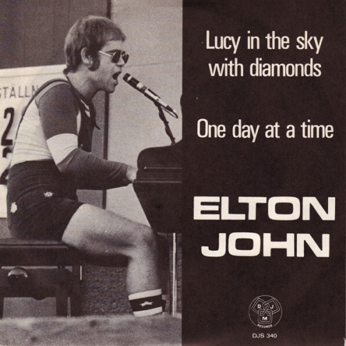 Elton John - Lucy In The Sky With Diamonds / One Day At A Time (7")