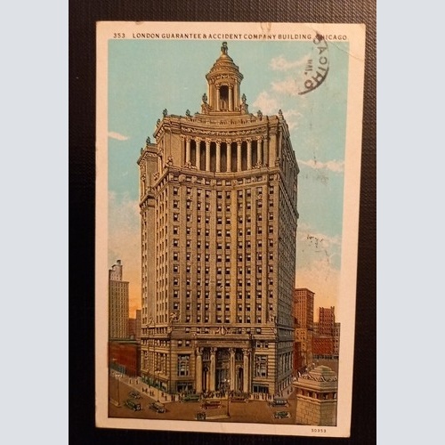 London Guarantee And Accident Co Bldg.Chicago 650207 Ga E