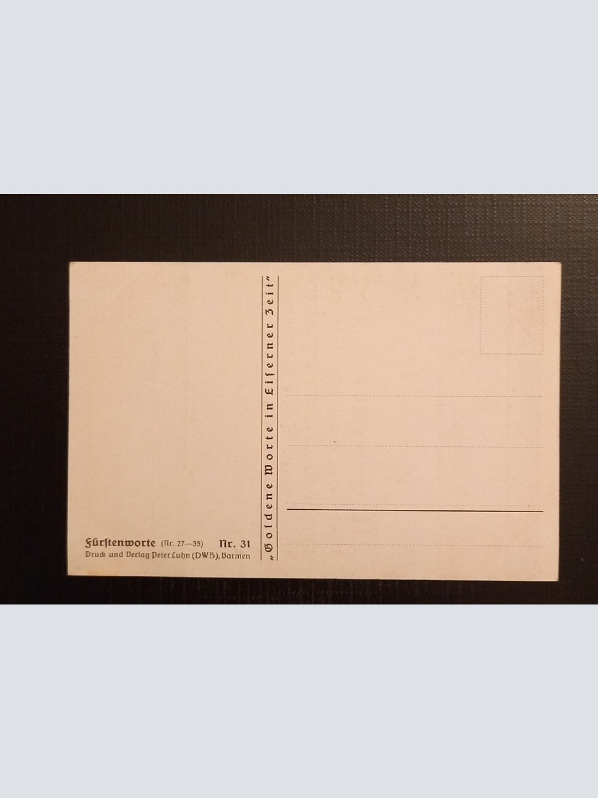 Fürstenworte Fürst Bülow Ga