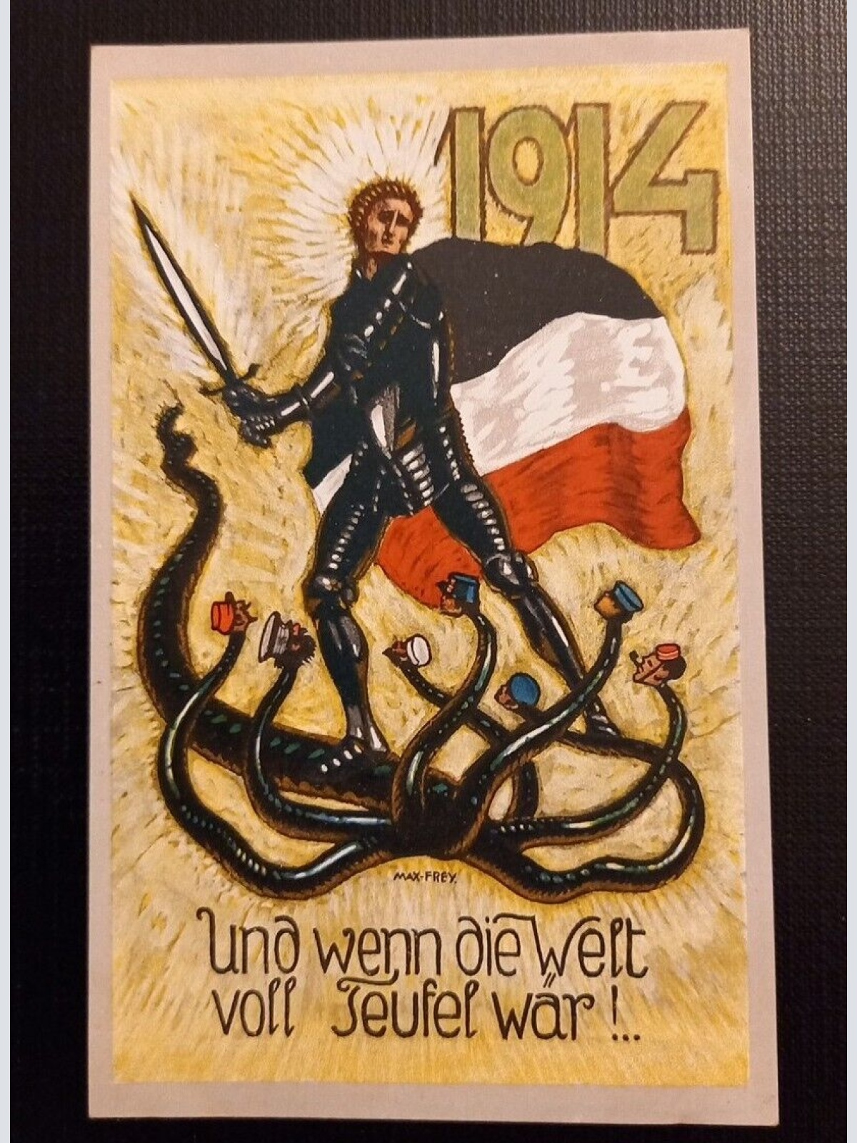 Und Wenn Die Welt Voll Teufel War 1914 Max Frey Ga 500004