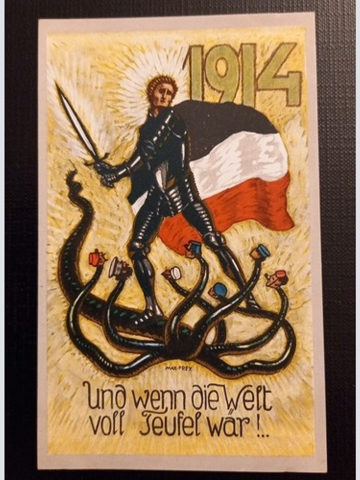 Und Wenn Die Welt Voll Teufel War 1914 Max Frey Ga 500004