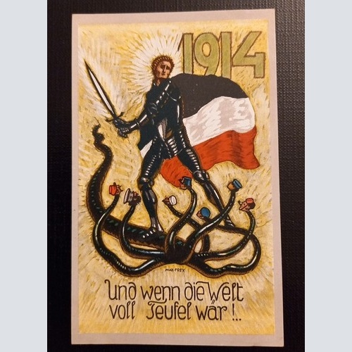 Und Wenn Die Welt Voll Teufel War 1914 Max Frey Ga 500004