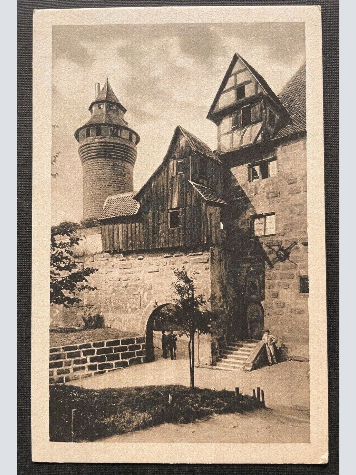 Nürnberg Burg Eingang Festung Schloss Turm Bayern Deutschland 402691 TH C