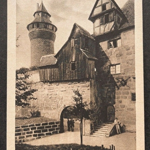 Nürnberg Burg Eingang Festung Schloss Turm Bayern Deutschland 402691 TH C