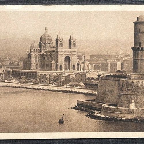 Marseille Rhone Fluss Mündung Fort Saint-Jean Kathedrale Frankreich 402643 TH C