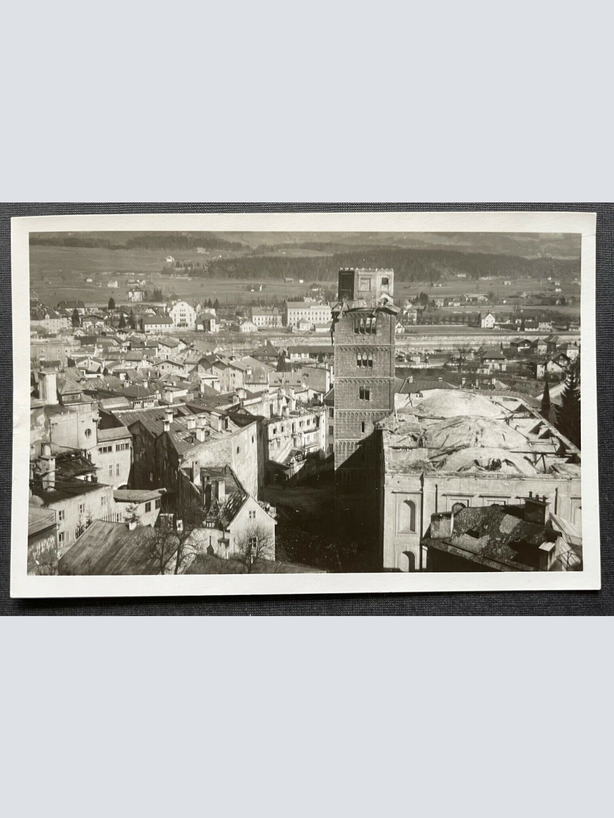 Hallein Brand Augustinerkloster 1943 Turm Stadt Salzburg Österreich 402658 TH
