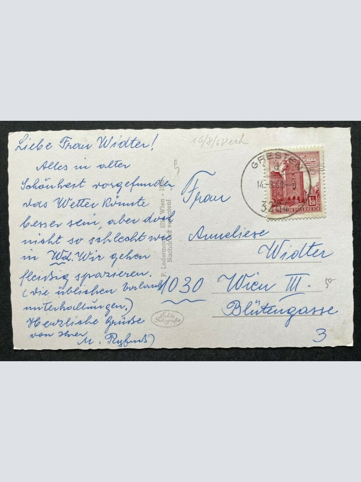 Sommerfrische Gresten gg.Dürrenstein Ort Gebirge Berg Niederösterreich 402668 C