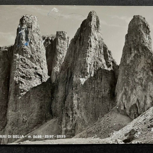 Torri Di Sella Sellatürme Fels Gebirge Berg Südtirol Italien 402618 TH C