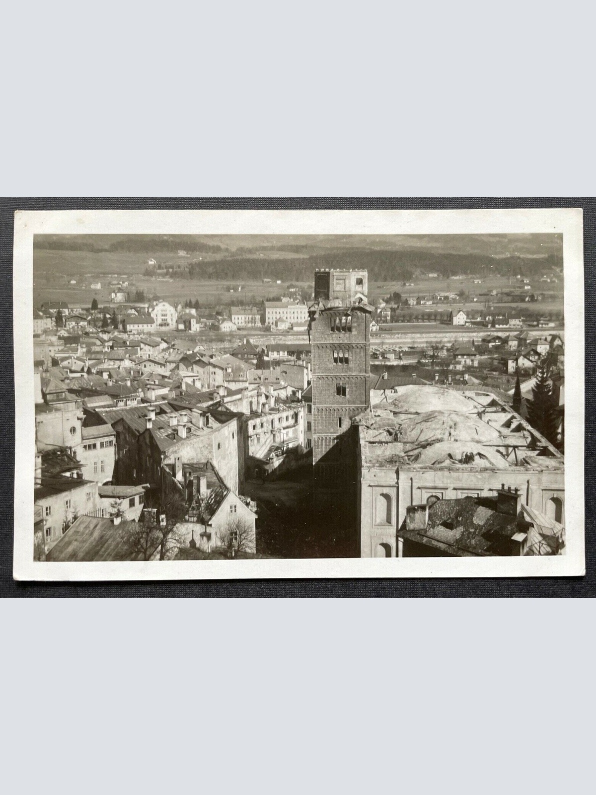 Hallein Brand Augustinerkloster 1943 Turm Stadt Salzburg Österreich 402707 TH