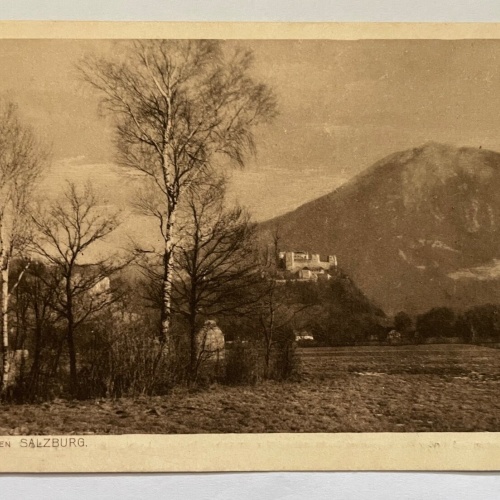 Blick Gegen Salzburg Festung Hohensalzburg Burg Stadt Österreich 8464 K TH