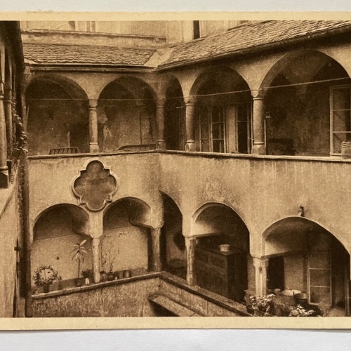 Salzburg Schatz-Durchhaus Haus Gebäude Café Schatz Stadt Österreich 8474 K TH