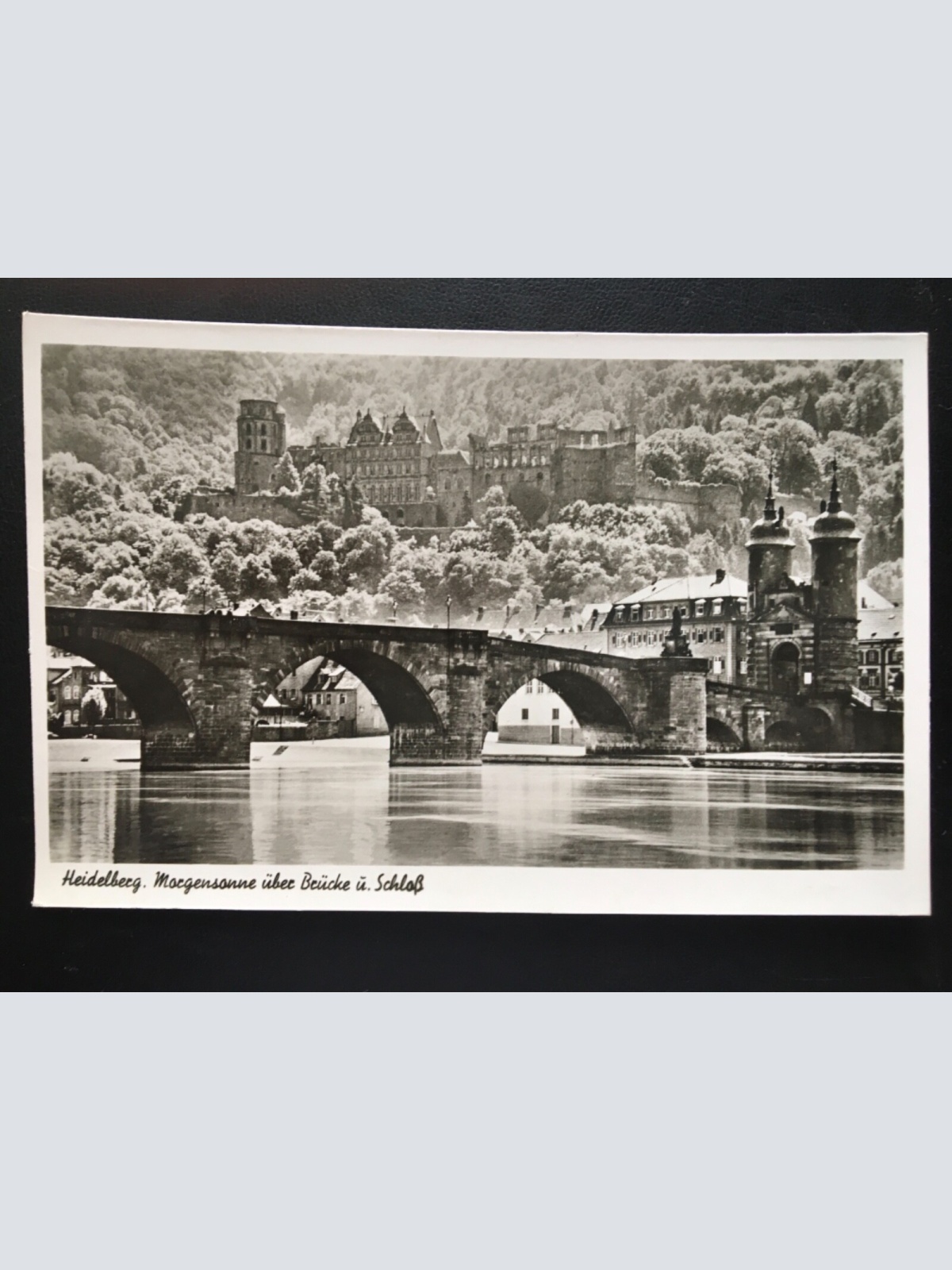 Heidelberg - Morgensonne über Brücke und Schloss - Stadt 180138 TH