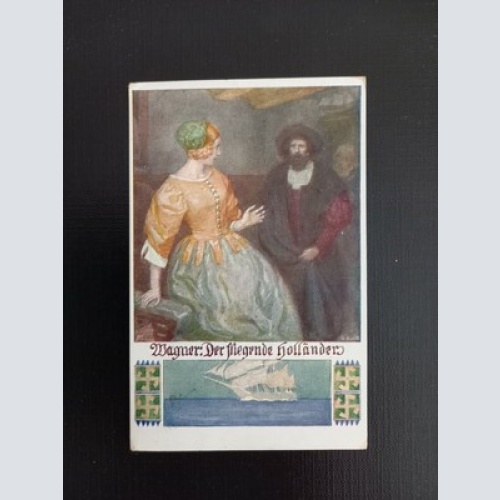 Ansichtskarte Wagner, Der fliegende Holländer, 402721 gr C