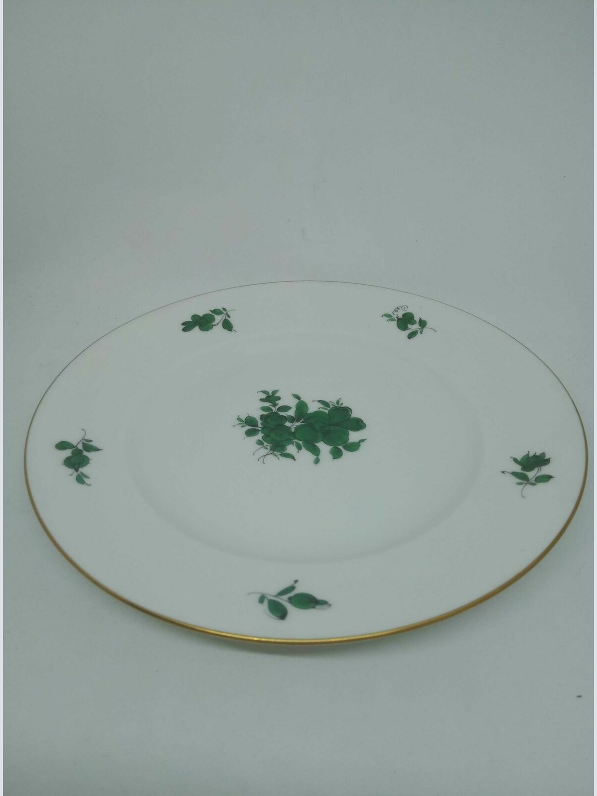 Augarten Dessertteller 19.5cm Dekor Maria Theresia 1 5098 113 mit Goldrand 60219