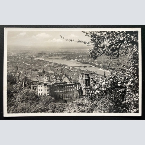 Ansichtskarte Frühling Heidelberg Stadtblick Gedicht Baden-Württemberg