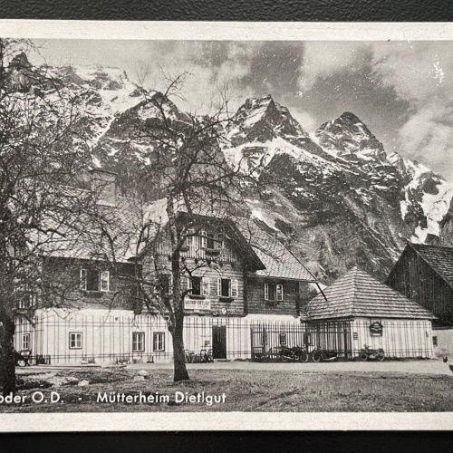 Hinterstoder Mütterheim Diestlgut Gebäude Berg Gebirge Oberösterreich 600122A D