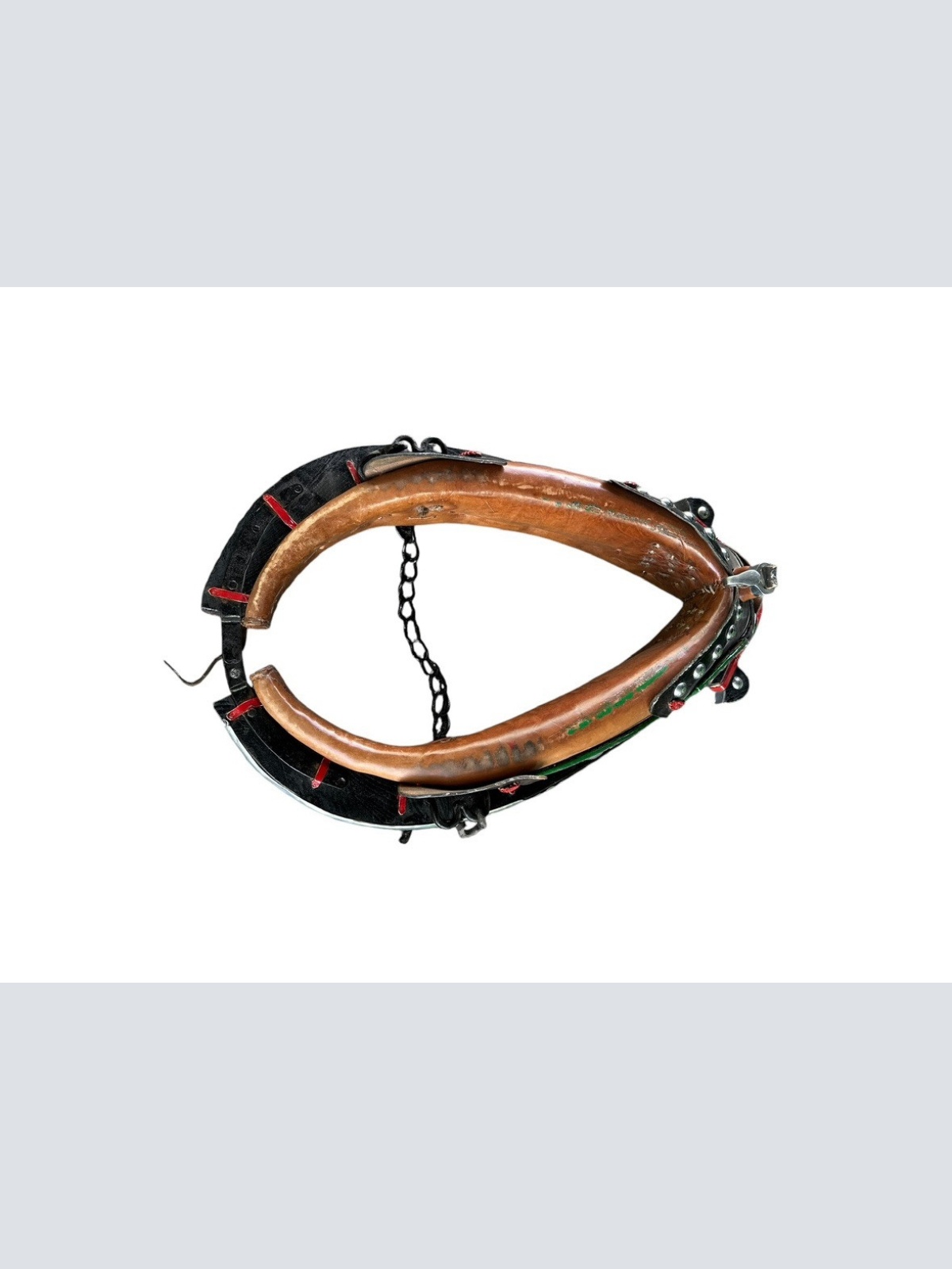 Kummetgeschirr Pferdegeschirr Kummet Pferd Zaumzeug Kutsche Wagen 85x55 cm