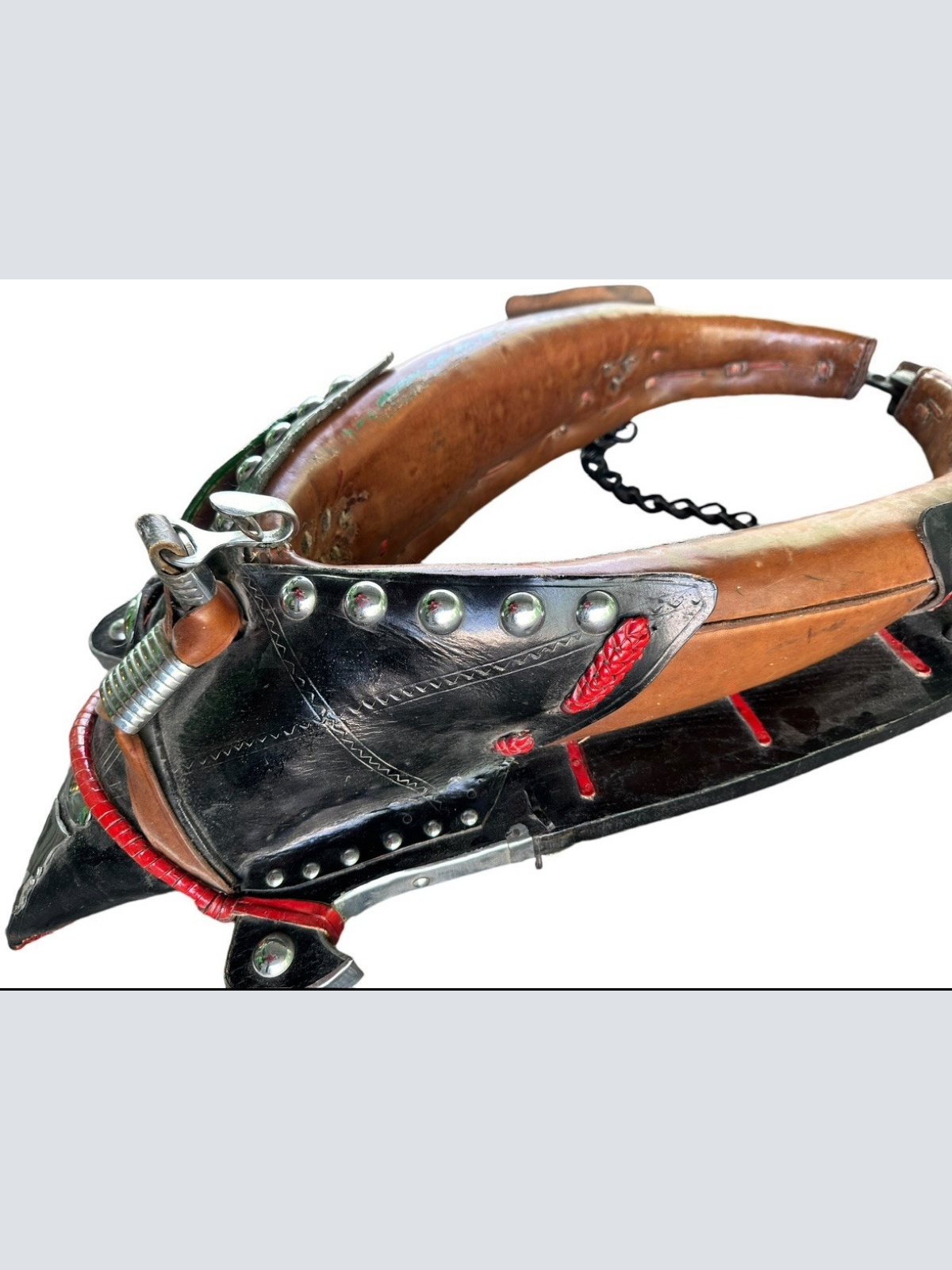 Kummetgeschirr Pferdegeschirr Kummet Pferd Zaumzeug Kutsche Wagen 85x55 cm