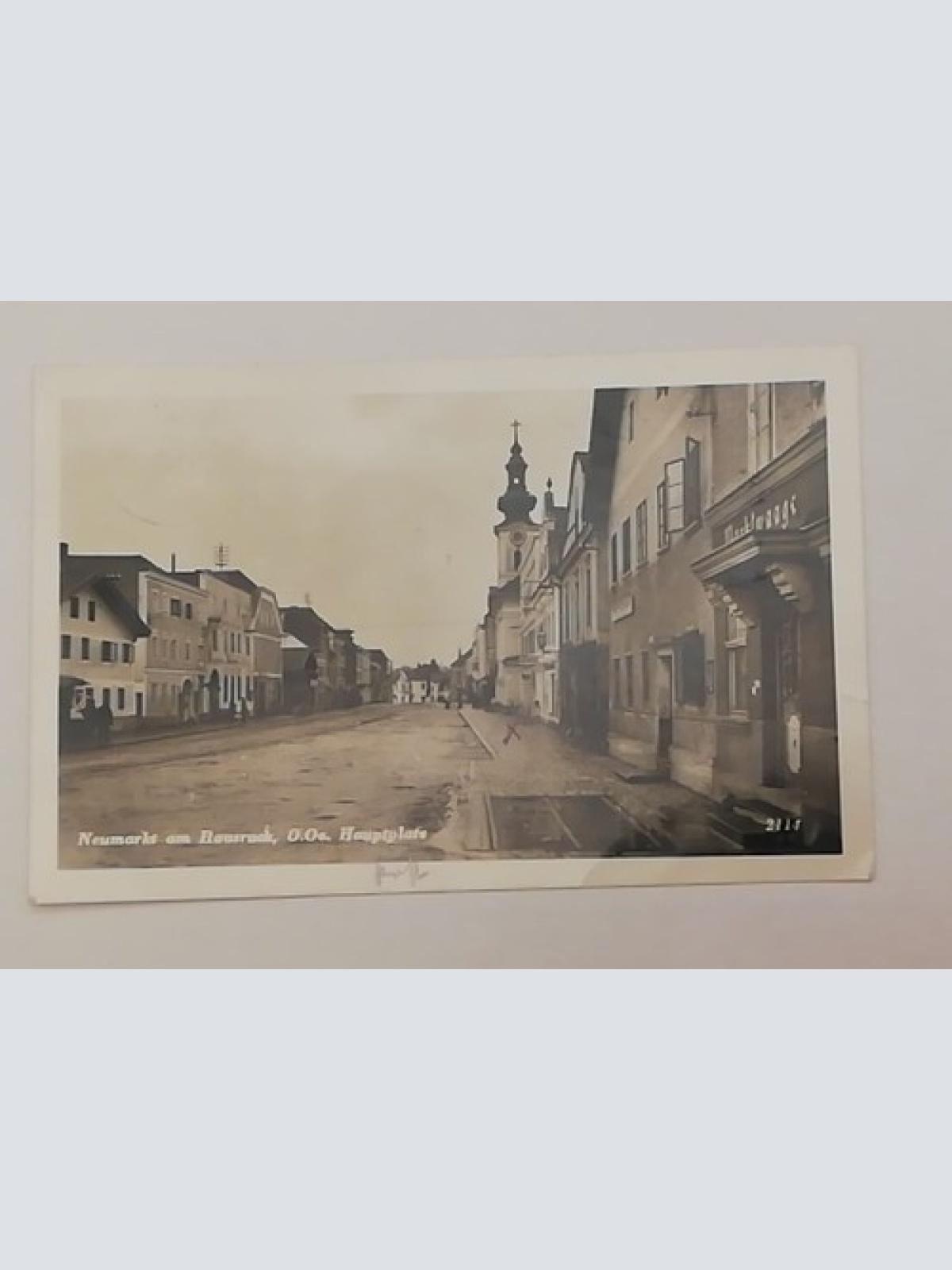 Oberösterreich Neumarkt Hausruck Hauptplatz Kirche Marktwaage  600697A ShOÖ