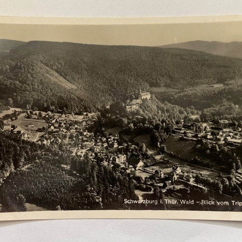 Schwarzburg Thür. Wald Blick v. Trippstein Thüringen Deutschland 180193 K TH
