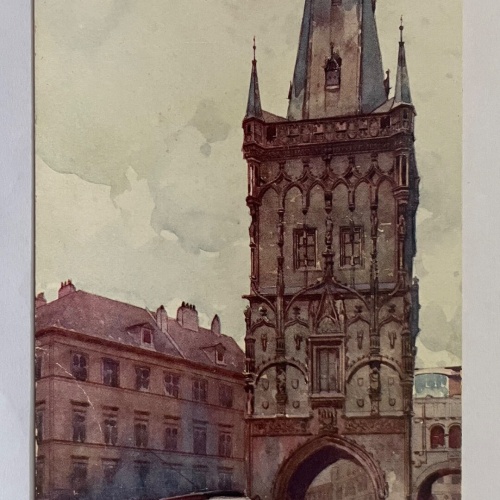 Prag Praha Prager Pulverturm Prašná Brána Tor Turm Stadt Tschechien 20065 K TH